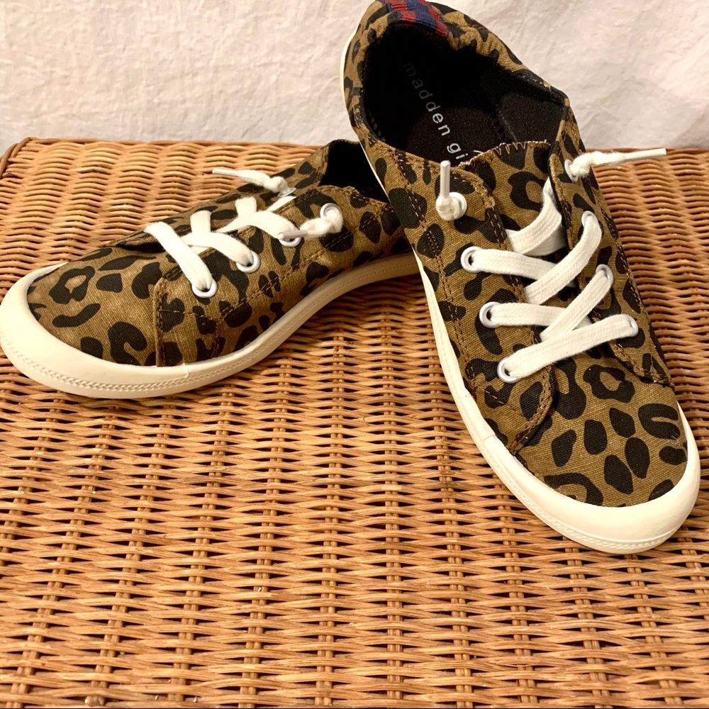 Madden Girl leopard print sneakers